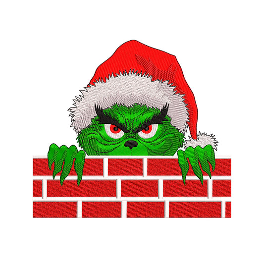 Grinchmas embroidery designs for machine - 231022