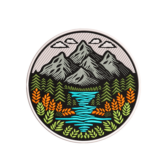 Landscape Embroidery designs for machine - 231027