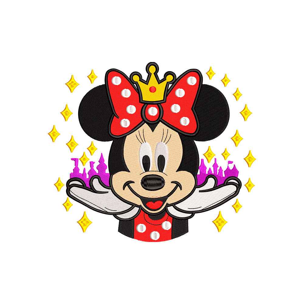 Polka Dot Mouse embroidery designs for machine - 271006