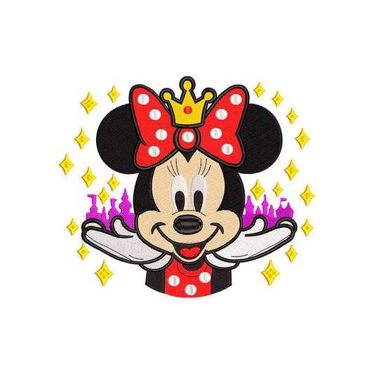 Polka Dot Mouse embroidery designs for machine - 271006