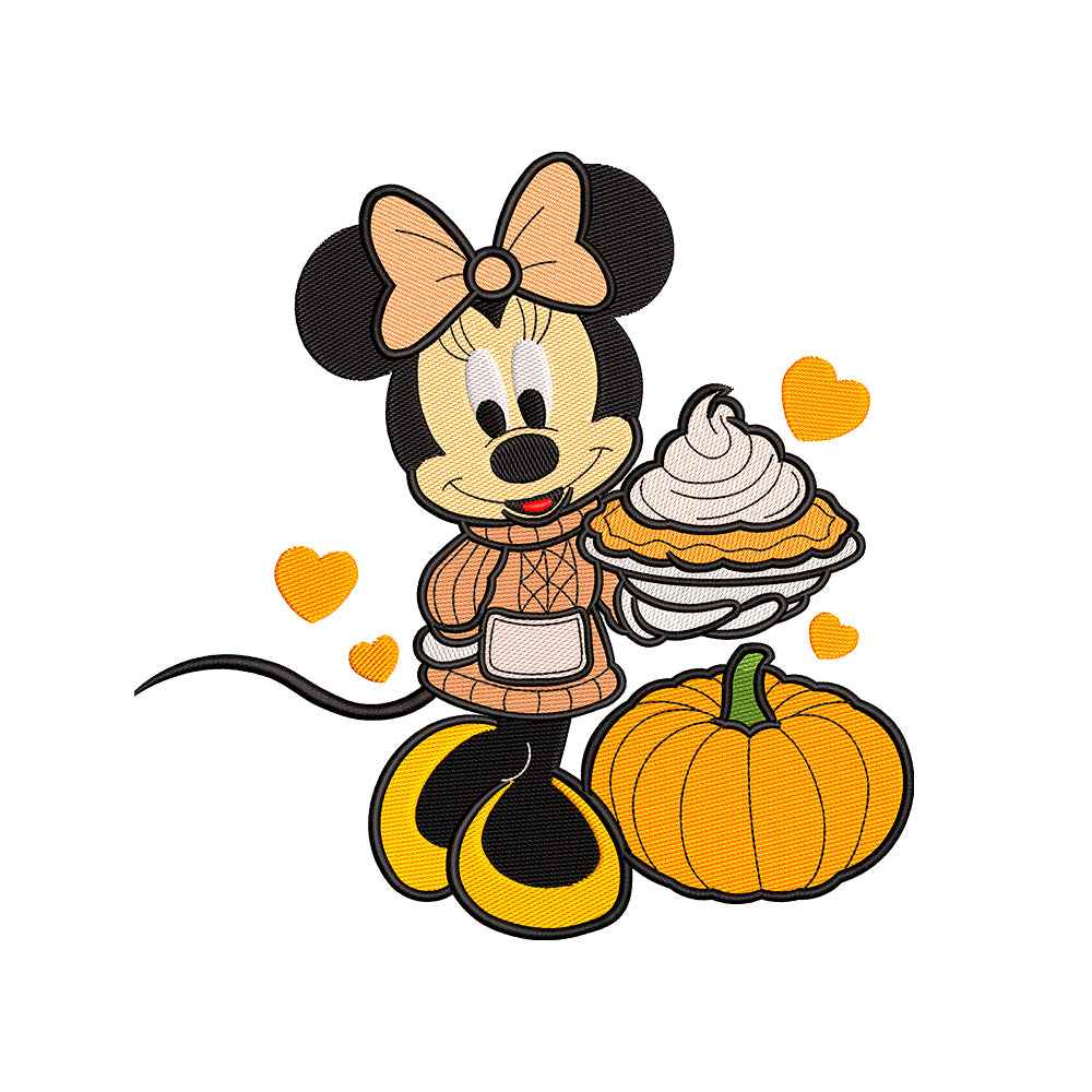 Polka Dot Mouse Independence day embroidery designs - 271009