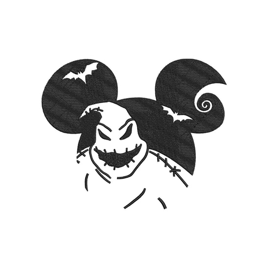 Halloween boogeyman embroidery designs mouse - 29042412
