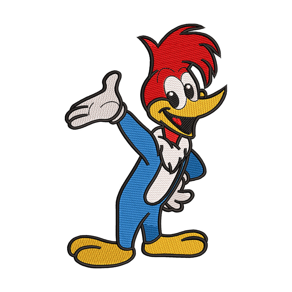 Woody Woodpecker Embroidery Design - 310316