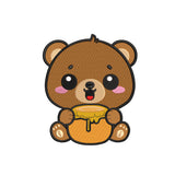 Cute little bear embroidery designs for machine - 31032402