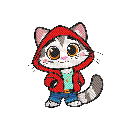 Cool cat embroidery designs for machine - 31032414