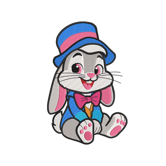 Cute Easter Bunny Embroidery Design - 31032417