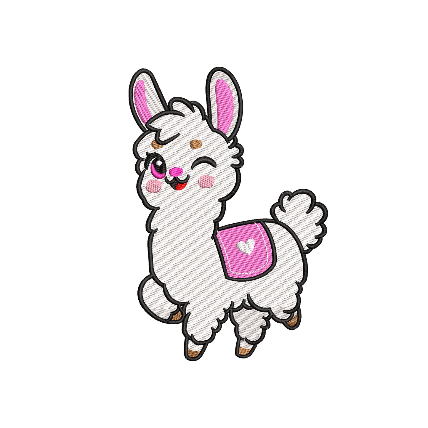 Cute llama embroidery designs for machine - 31032419