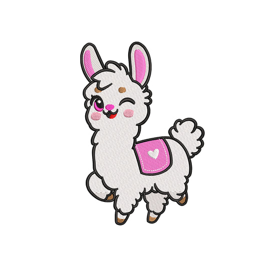 Cute llama embroidery designs for machine - 31032419