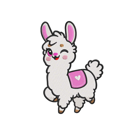 Cute llama embroidery designs for machine - 31032419