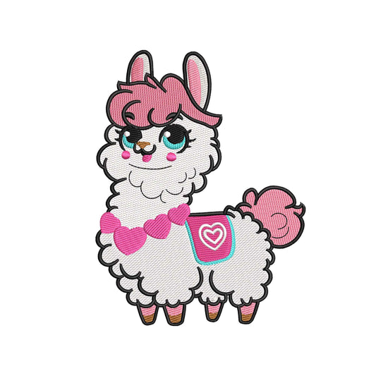 Lovely llama embroidery designs for machine - 31032420