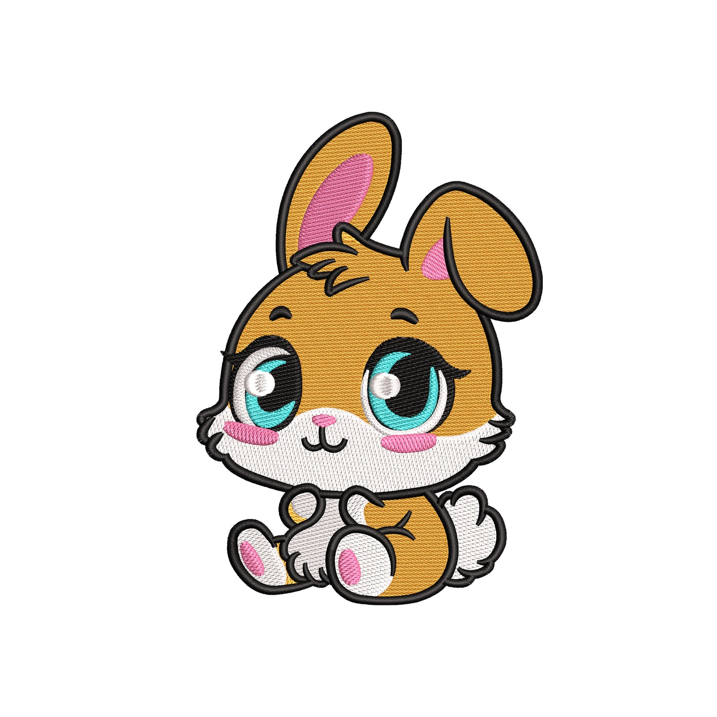 Lovely little bunny embroidery designs for machine - 31032433