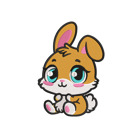 Lovely little bunny embroidery designs for machine - 31032433