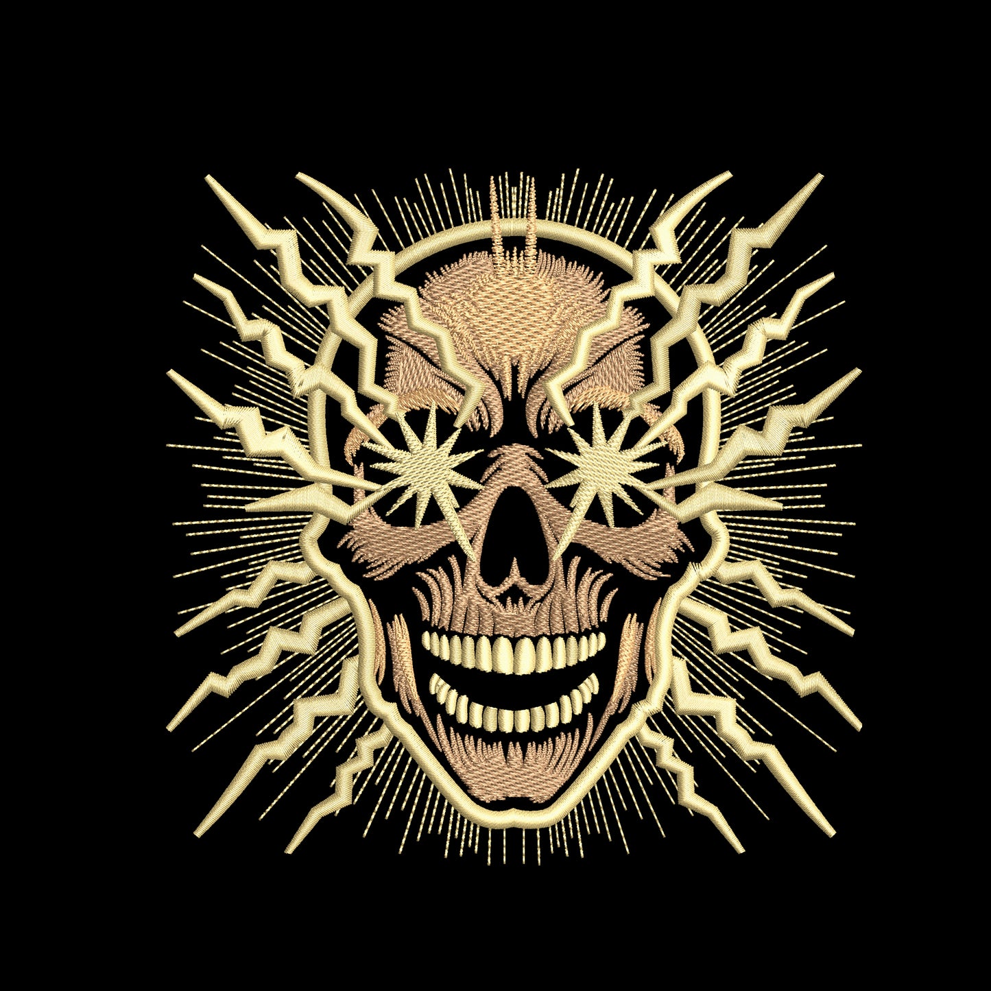 Skull embroidery designs for machine - 31032439