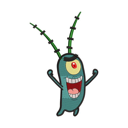 SpongeBob Plankton Embroidery Design - 310341