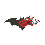 Bat cool embroidery design - 312014