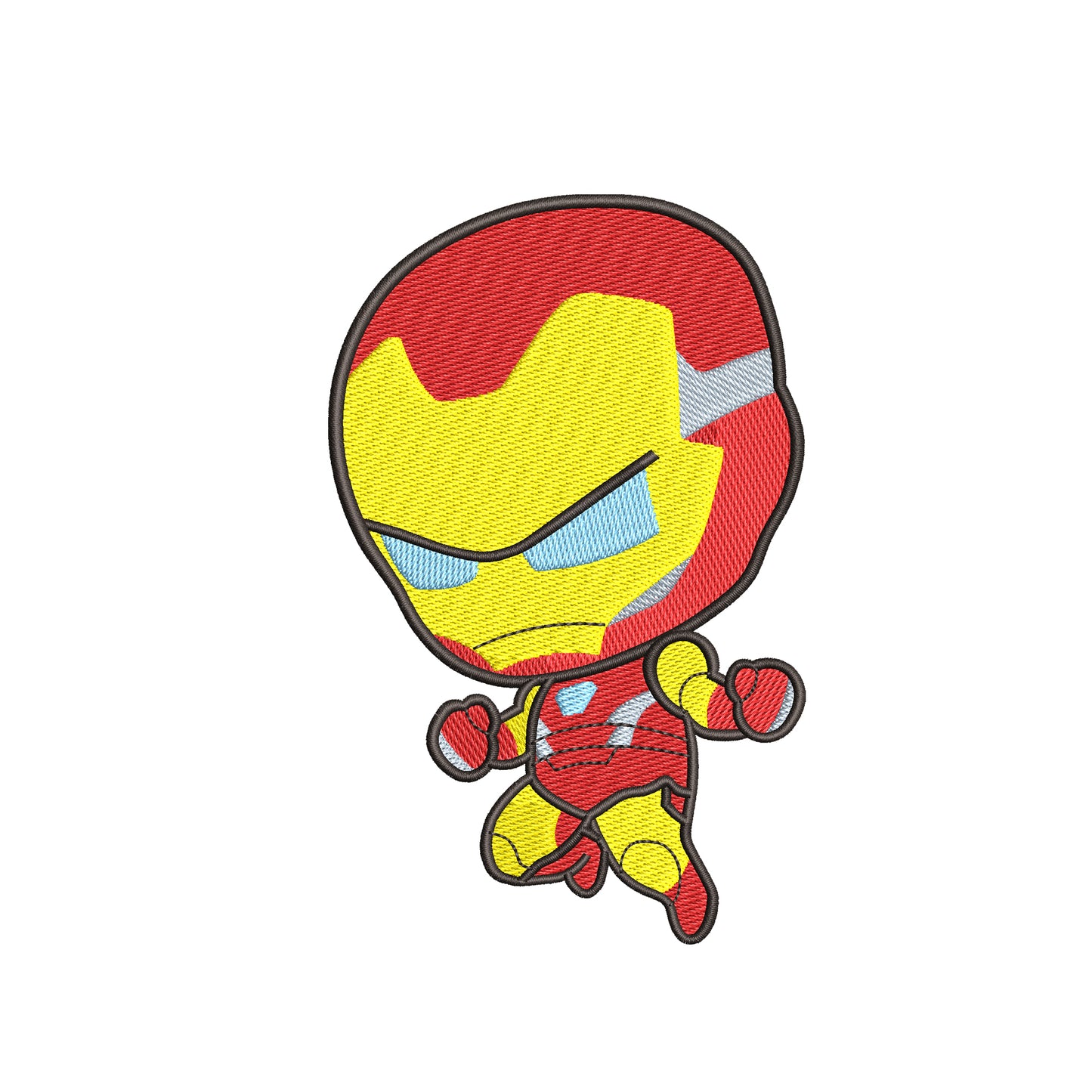 Machine embroidery designs iron superhero digital file - 314058