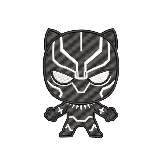 Cute Panther character embroidery designs superhero - 314067