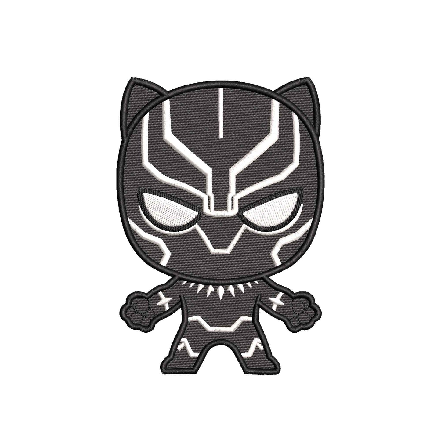 Cute Panther character embroidery designs superhero - 314067