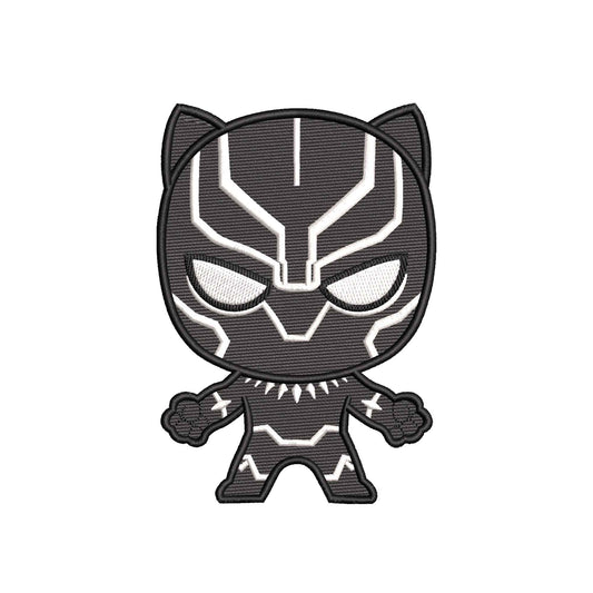 Cute Panther character embroidery designs superhero - 314067