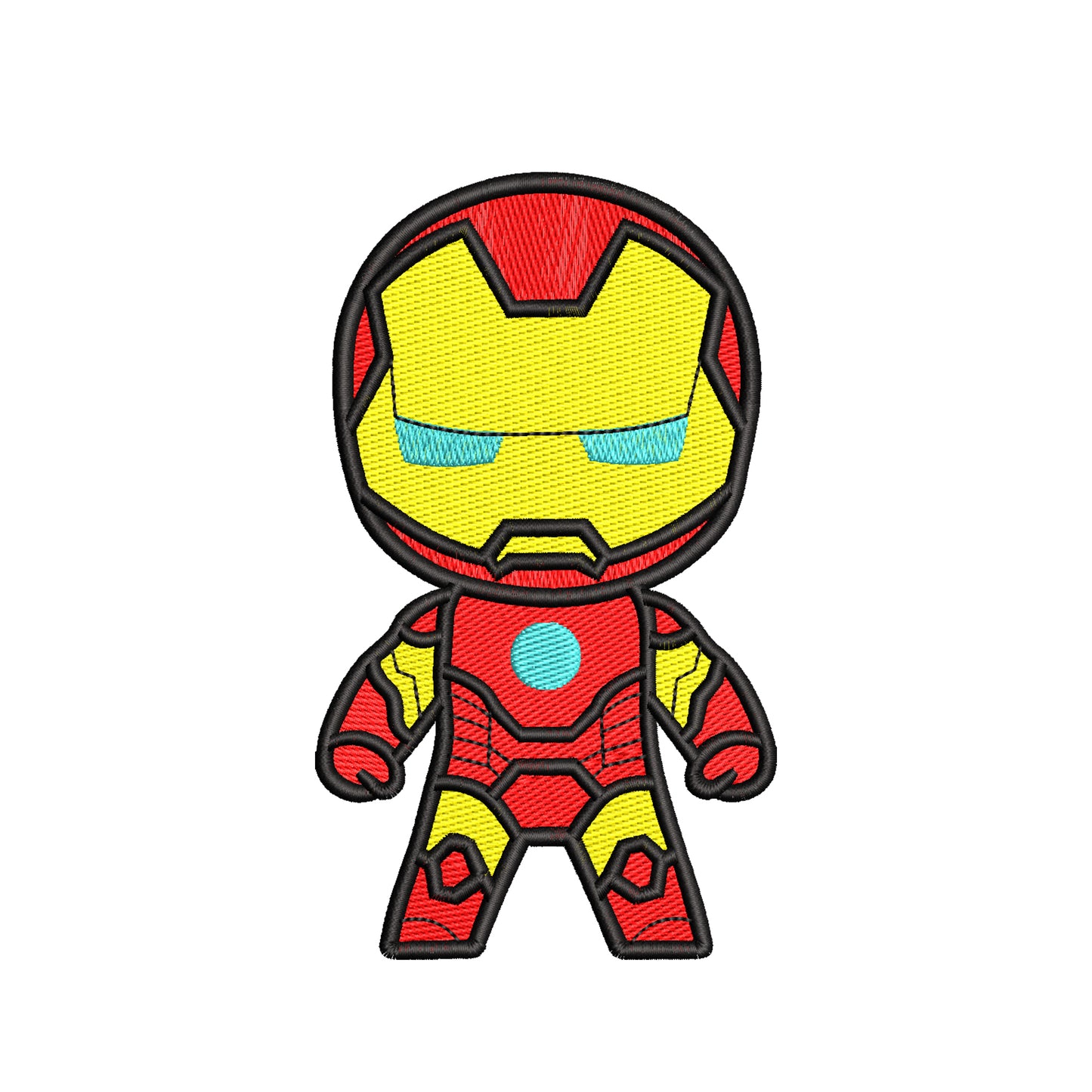 Chibi character superhero embroidery designs for machine - 314069