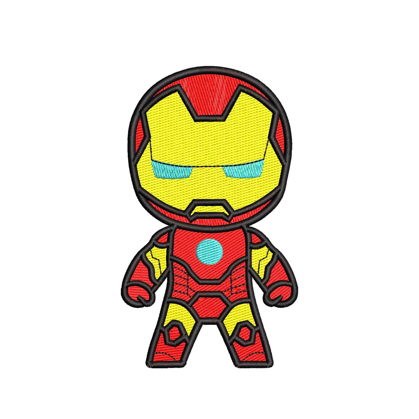 Chibi character superhero embroidery designs for machine - 314069