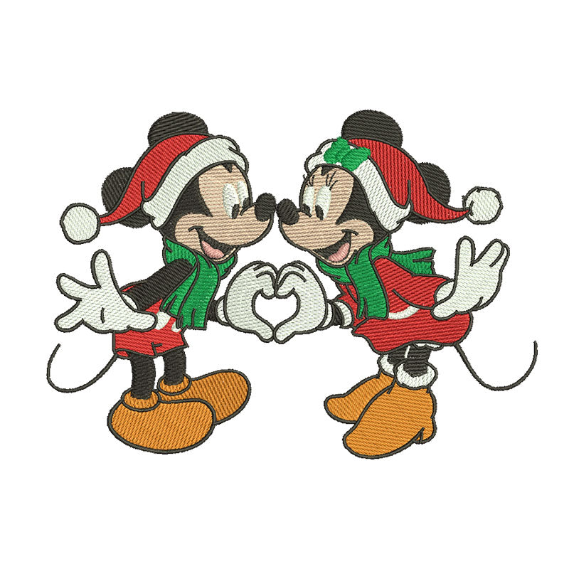 Christmas Mouse embroidery designs digital - 315030
