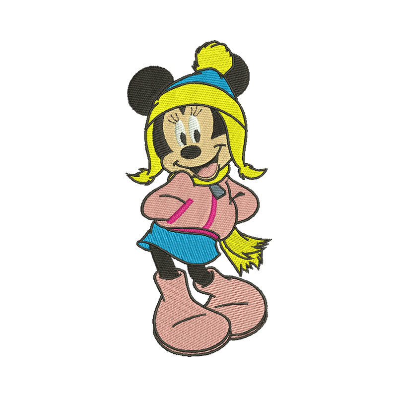 Mouse Winter embroidery designs digital - 315069