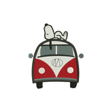 Puppy car embroidery designs digital - 320038