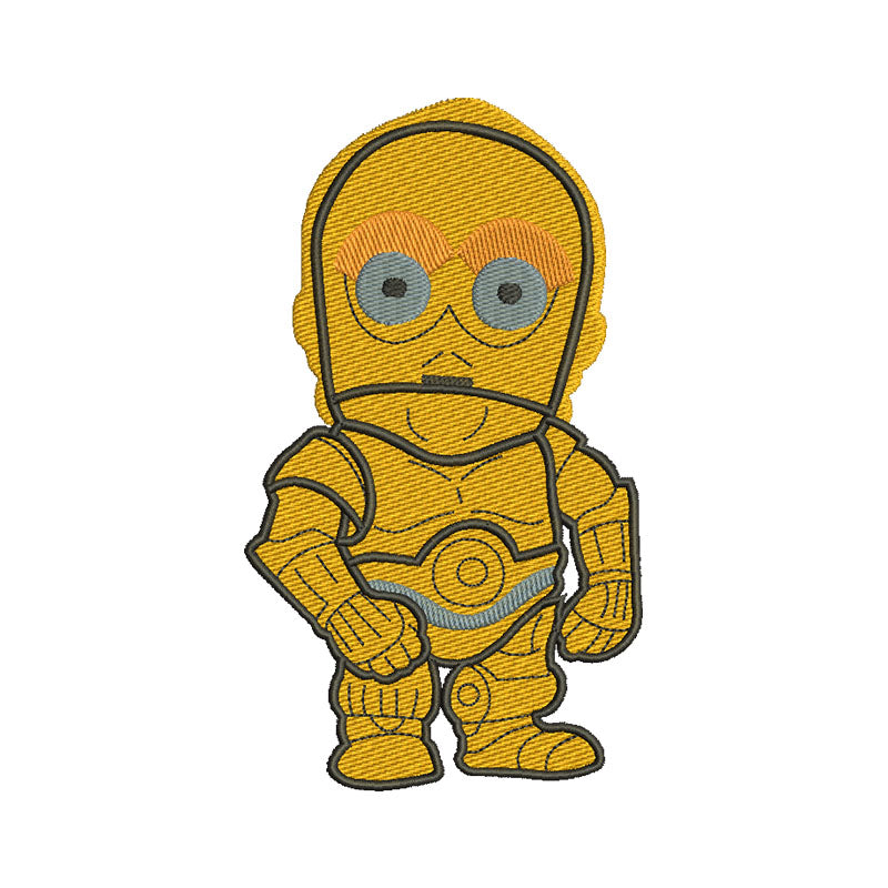 Robot Star embroidery designs digital - 322015
