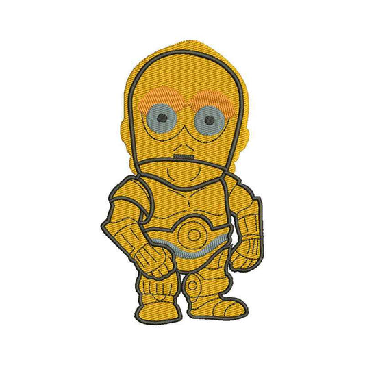 Robot Star embroidery designs digital - 322015