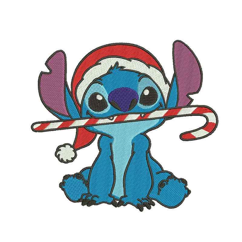 Christmas Candy Alien digital embroidery designs - 323015