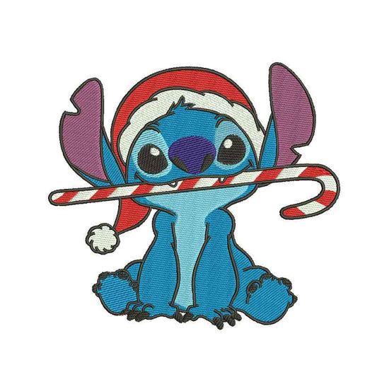 Christmas Candy Alien digital embroidery designs - 323015