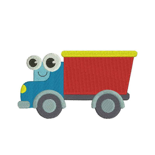 Truck machine embroidery designs - 410065