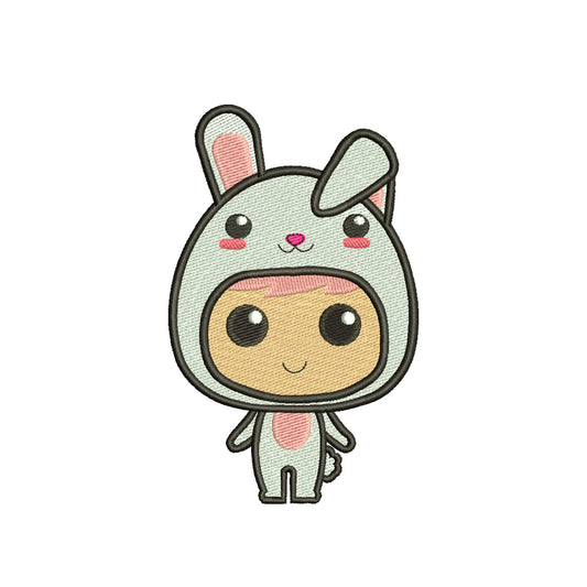 Bunny boy machine embroidery designs - 410099