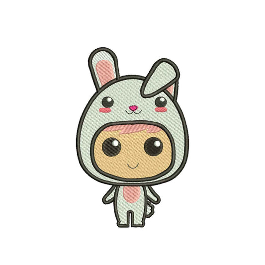 Bunny boy machine embroidery designs - 410099