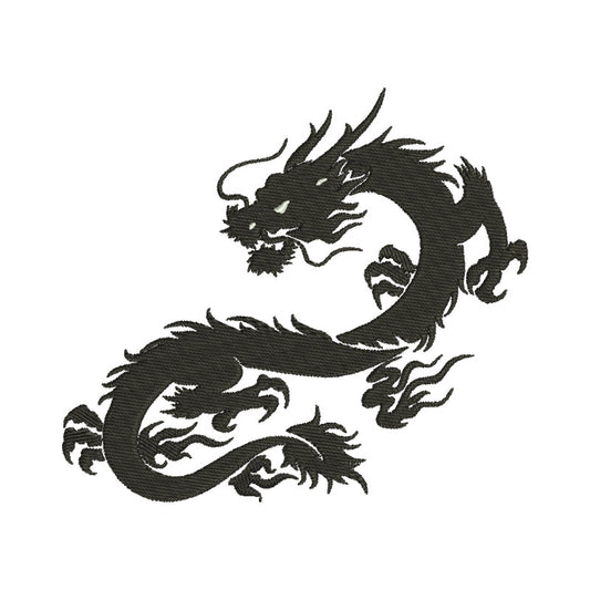 Cool Dragon machine embroidery designs - 610003