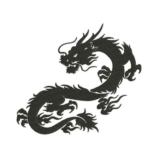 Cool Dragon machine embroidery designs - 610003
