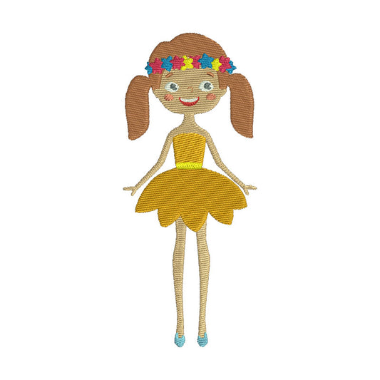 Fairy machine embroidery designs for kids - 610017