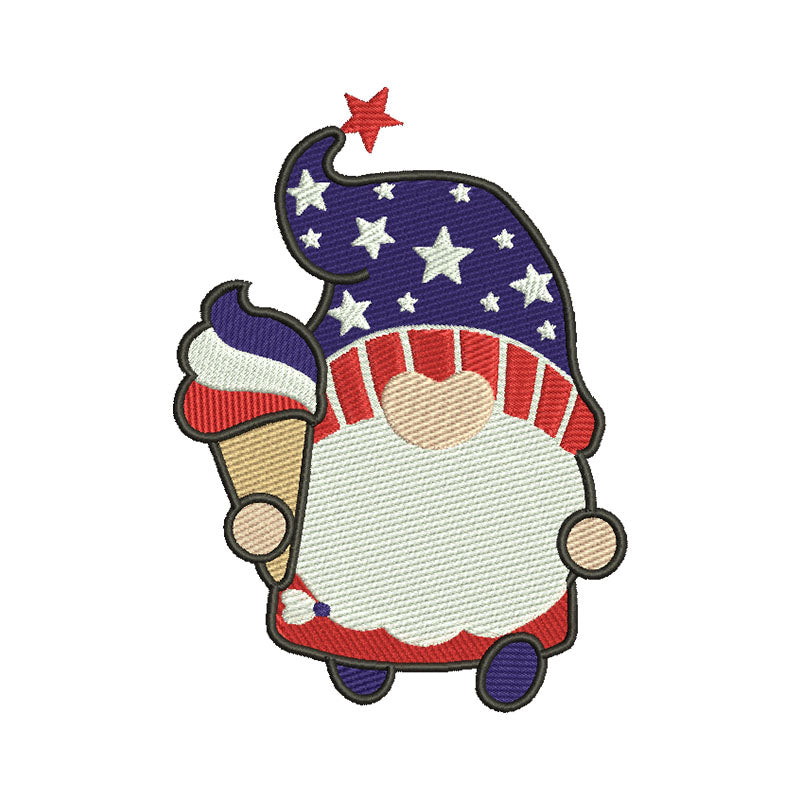 Gnome machine embroidery designs - 610039