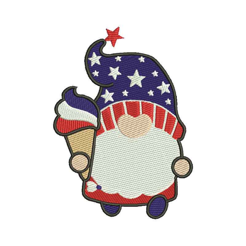 Gnome machine embroidery designs - 610039