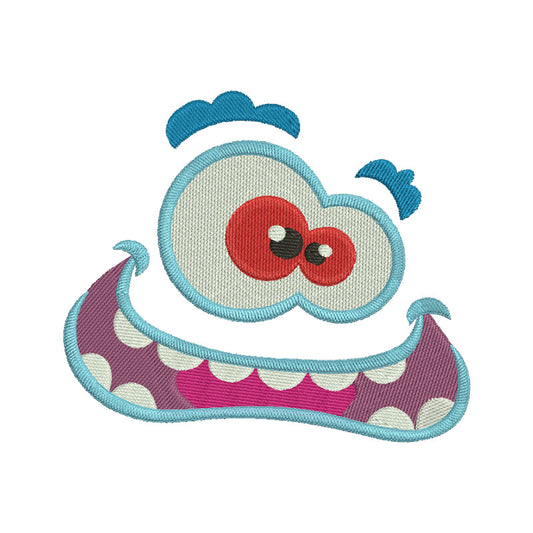 Lovely monster embroidery designs for machine - 610064