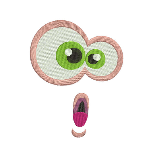 Funny monster embroidery designs for machine - 610065