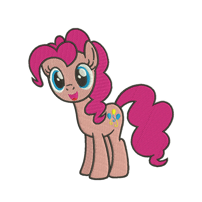 Pony machine embroidery designs pinkie - 610076