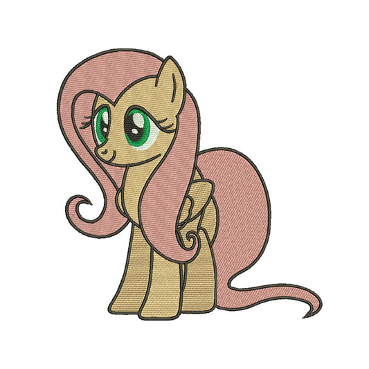 Pony machine embroidery designs flutter - 610077