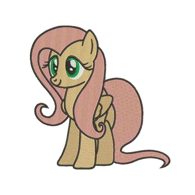 Pony machine embroidery designs flutter - 610077