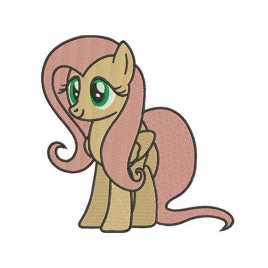 Pony machine embroidery designs flutter - 610077