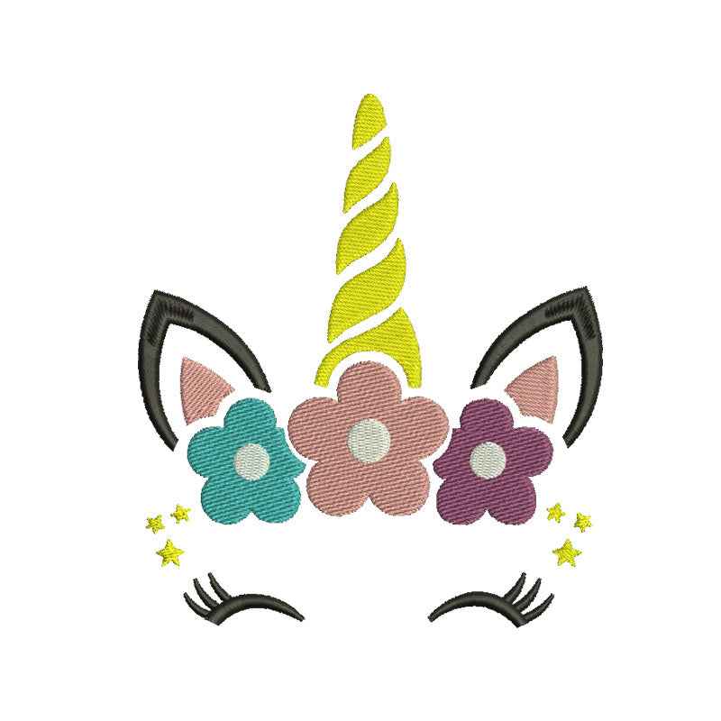 Unicorn embroidery designs for kids - 610082