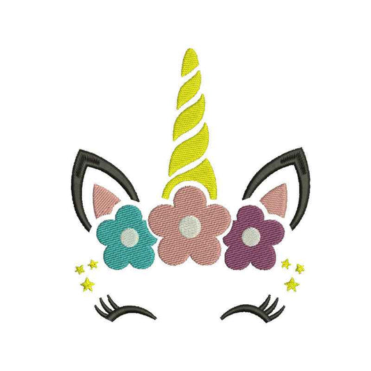 Unicorn embroidery designs for kids - 610082