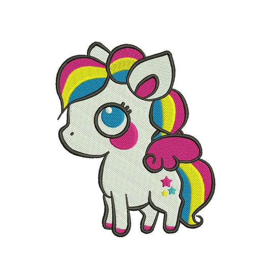 Unicorn machine embroidery designs - 610086