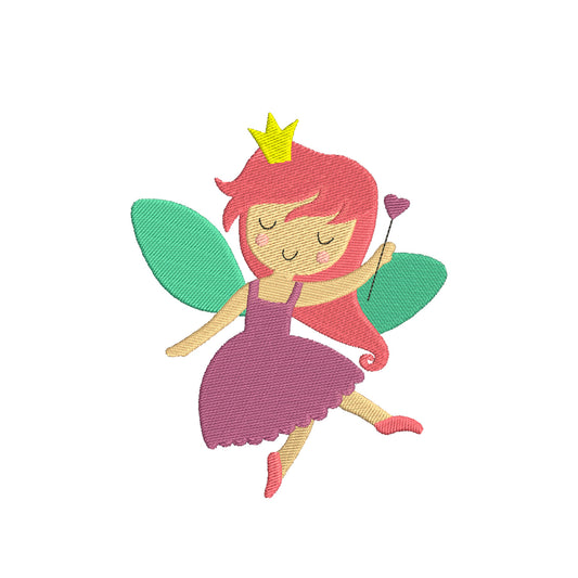 Lovely fairy machine embroidery designs - 610102